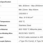 SAFI geïsoleerde nozzle heater CH-500