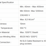 SAFI keramisch geïsoleerde plaatverwarming CH-401