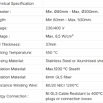 SAFI Mica keramische geïsoleerde bandverwarmer CH-403