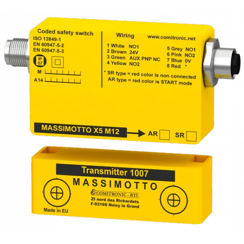 Veiligheidsschakelaar AWAX ANA78S.2 M12 Comitronic BTI