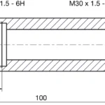 Accesoires for signal lights SBT-VR-100-M30 Di-Soric