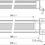 Machine lighting semicircular MB-R-280-B5
