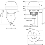 Signaallamp SBP-RGB-R50D-B5 Di-Soric