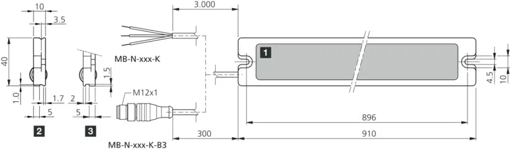 Machineverlichting MB-N-911-K-B3 Di-Soric