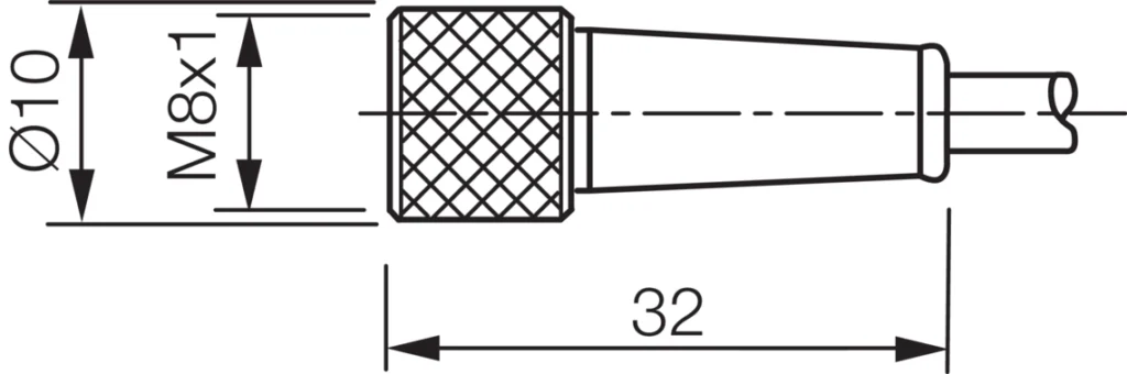 Connecting Cable TKHM-Z-5/4 fabricaat Di-Soric