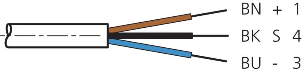 Aansluitkabel, TKHM-W-10, 10.000 mm, PUR, M8, 3-polig